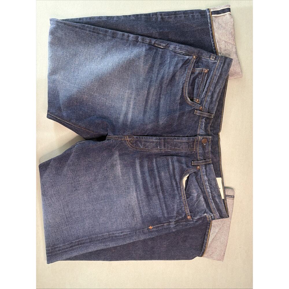 Imogene + Willie x Lewis Jeans Mens 38 Selvedge Denim Dark Wash Made USA - Picture 2 of 8